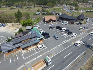 空から見たまさ野とそば茶屋